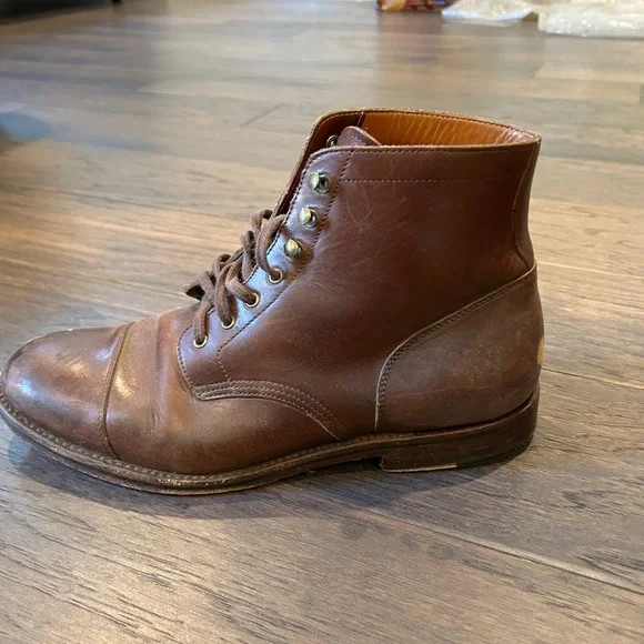 J. Crew men’s leather boots size 10.5D - Picture 5 of 10